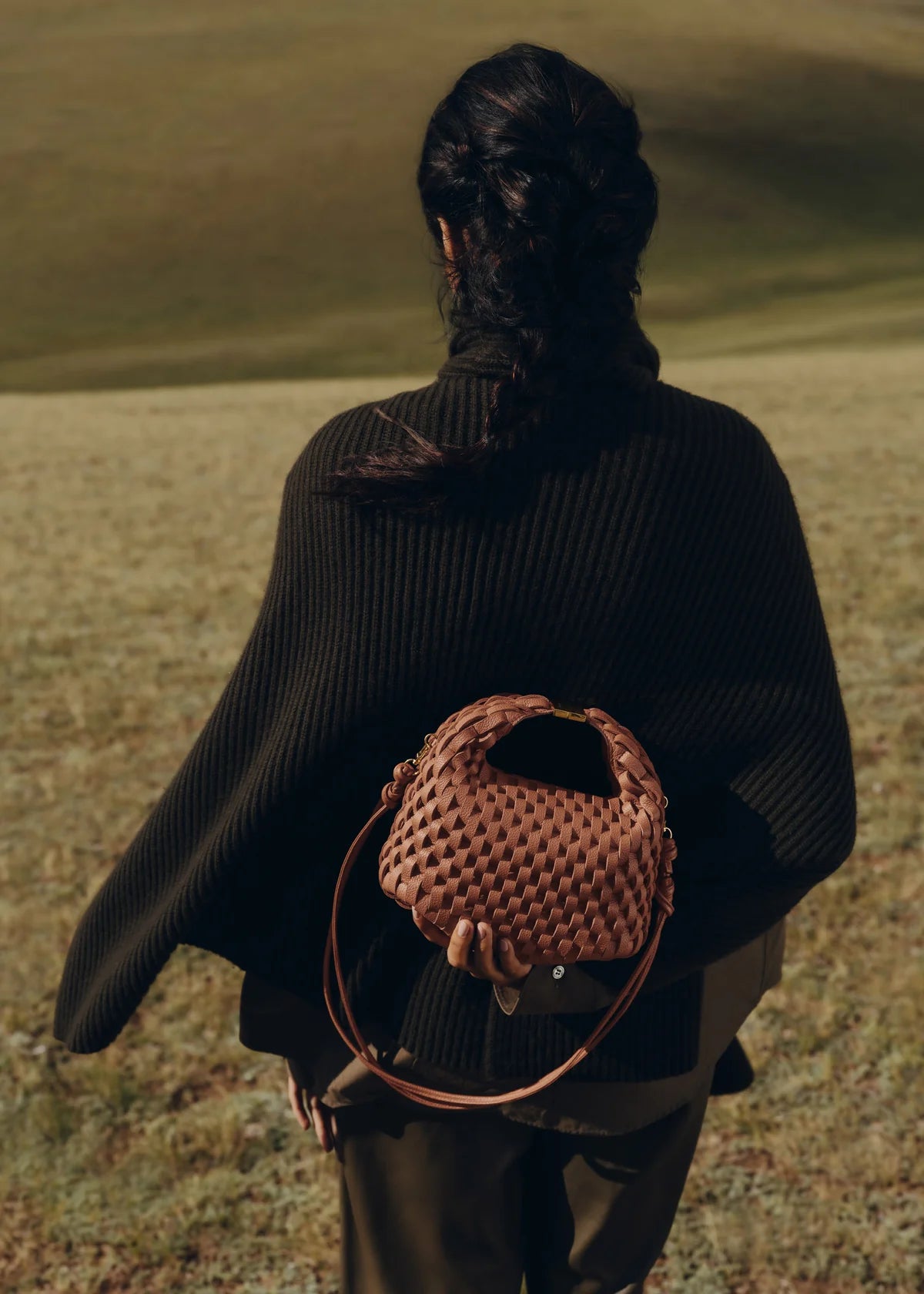 Polene Beri Edition Onda Bag - Cognac