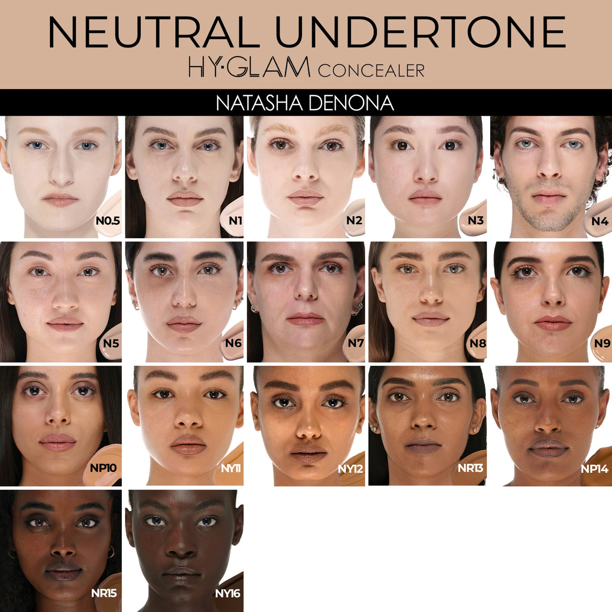 Natasha Denona HY-GLAM Concealer - NY12 Dark Neutral Yellow