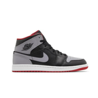 Air Jordan 1 Mid 'Bred Shadow /Grey Fire Red'