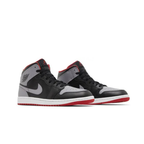 Air Jordan 1 Mid 'Bred Shadow /Grey Fire Red'