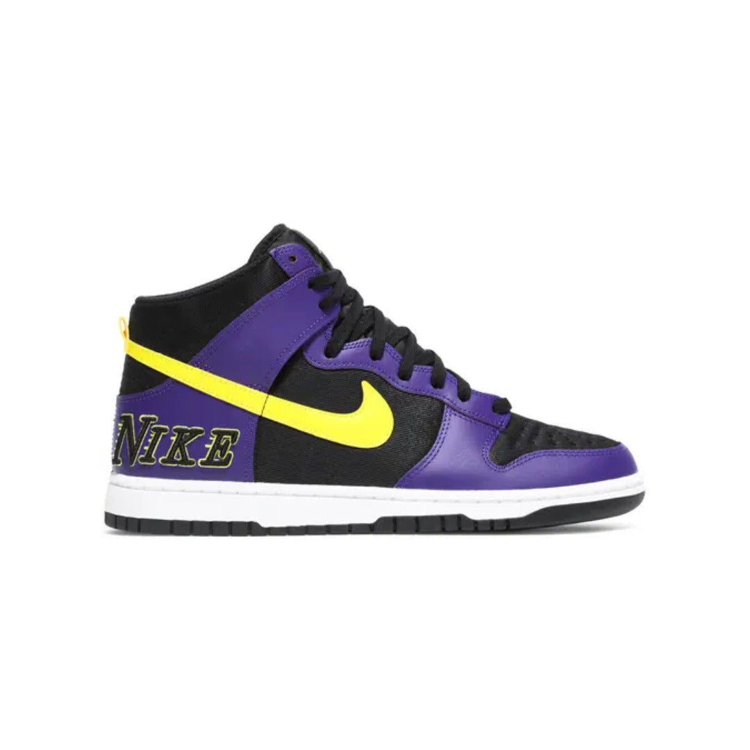 Nike Dunk High EMB Lakers