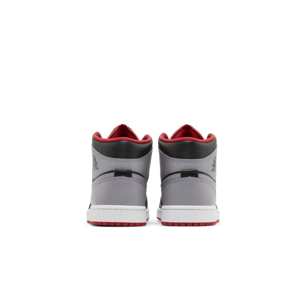 Air Jordan 1 Mid 'Bred Shadow /Grey Fire Red'