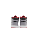 Air Jordan 1 Mid 'Bred Shadow /Grey Fire Red'