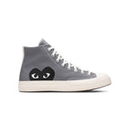 Comme des Garçons PLAY x Converse Chuck 70 High 'Steel Gray'