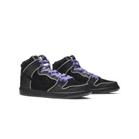 Nike SB Dunk High Black Purple Box