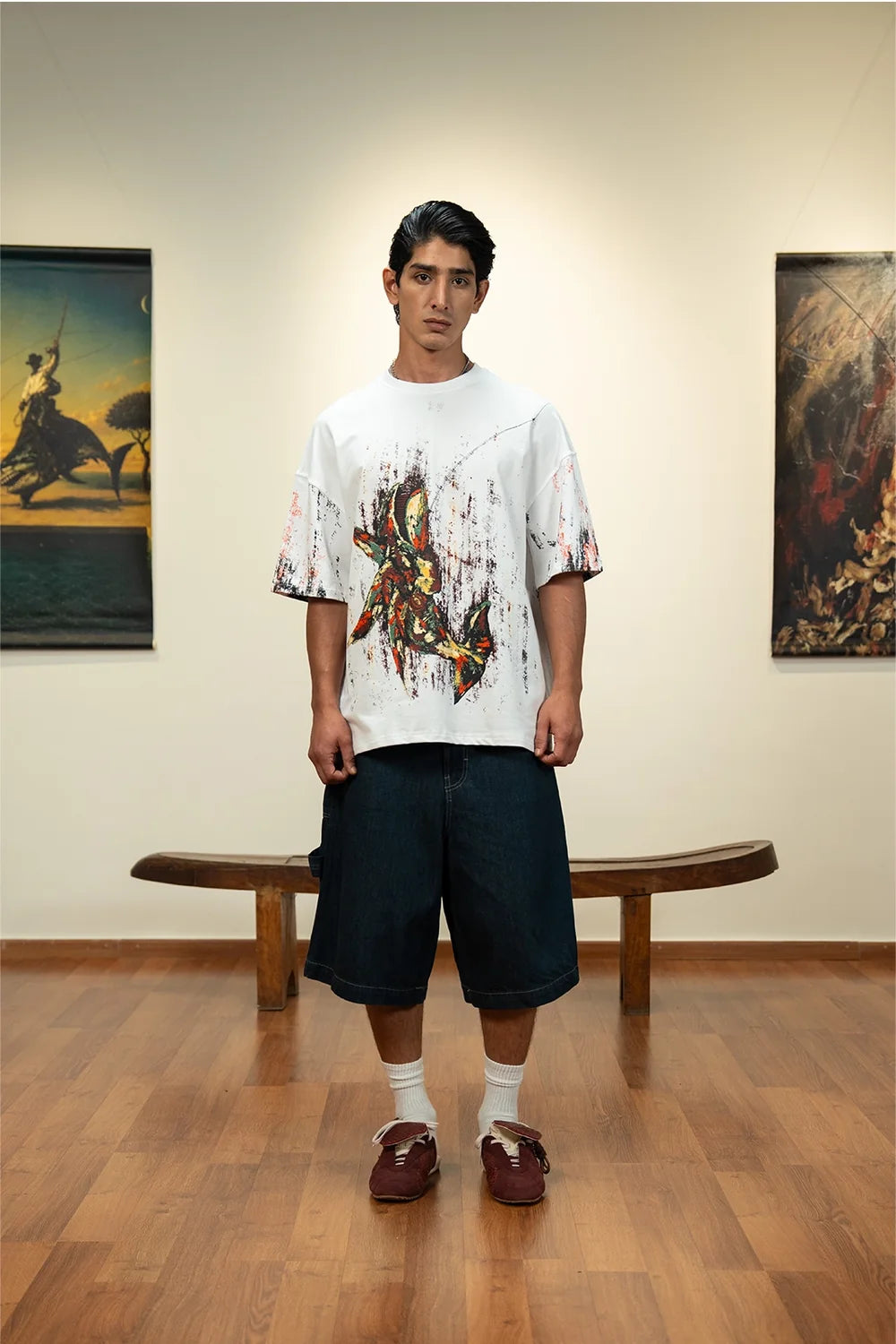 Kathnbenz Oversized White T-Shirt - Sea Catch