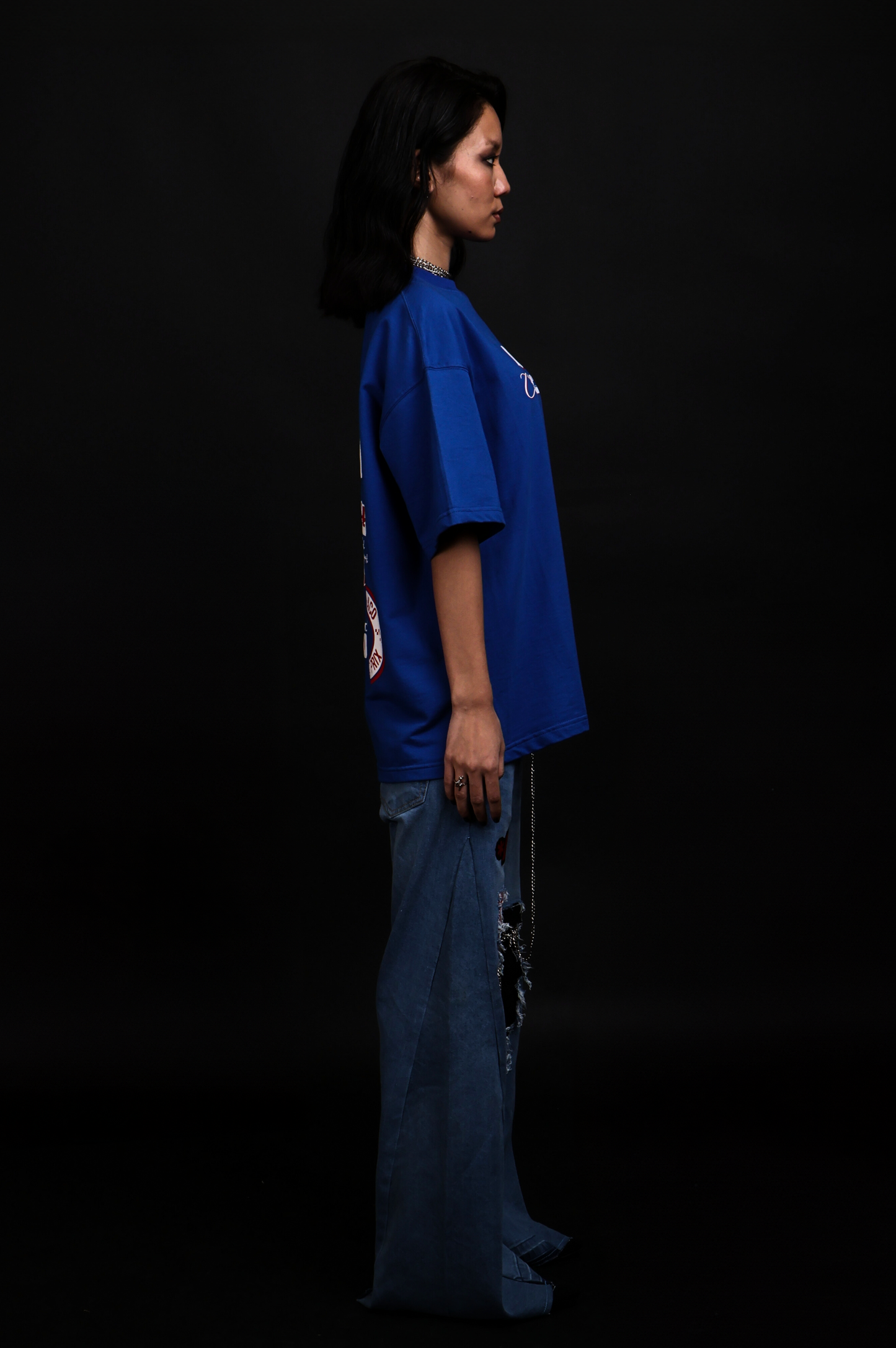 EPIC Oversize Blue T-shirt 'Speedway'