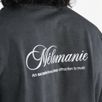 Khaaki Oversized T-Shirt Black Pigment Washed - Melomanic