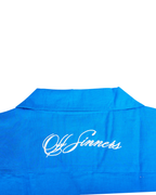 Off Sinners Oversized Blue Shirt - Echoes Of Whimsy
