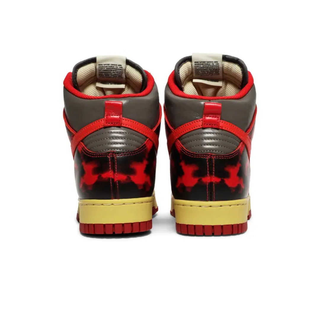 Nike Dunk High 1985 Red Acid Wash