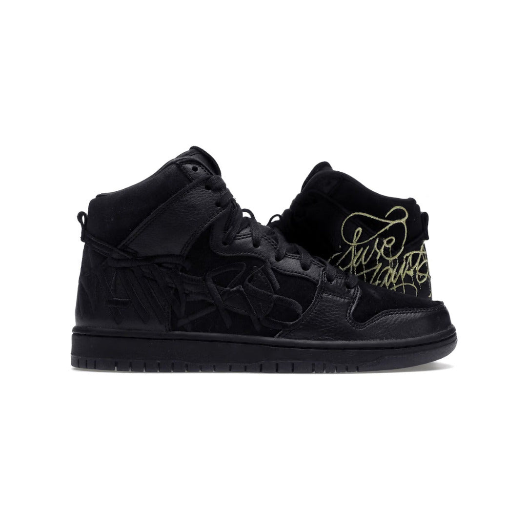 Nike SB Dunk High FAUST Black Gold