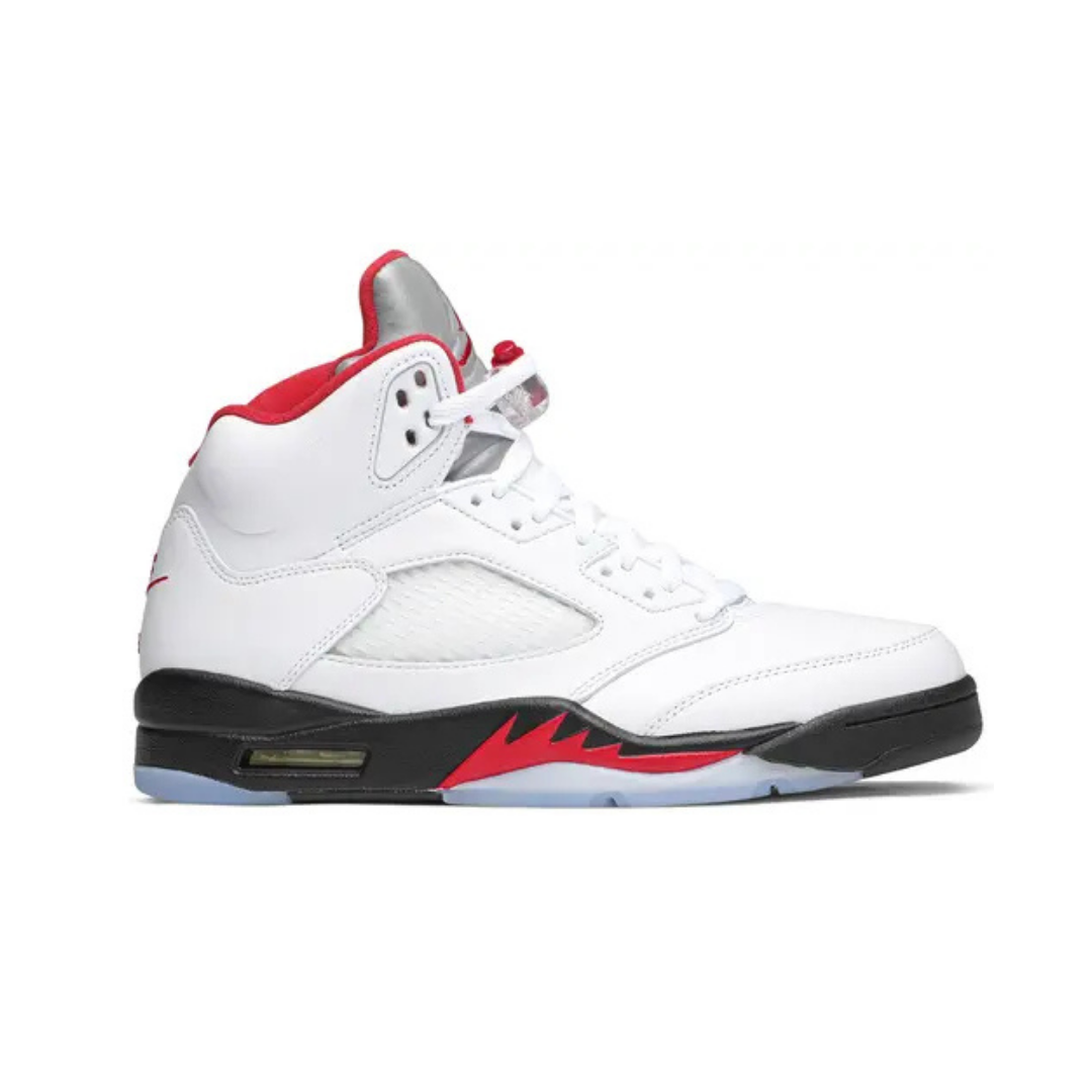 Air Jordan 5 Retro White Fire Red 2020