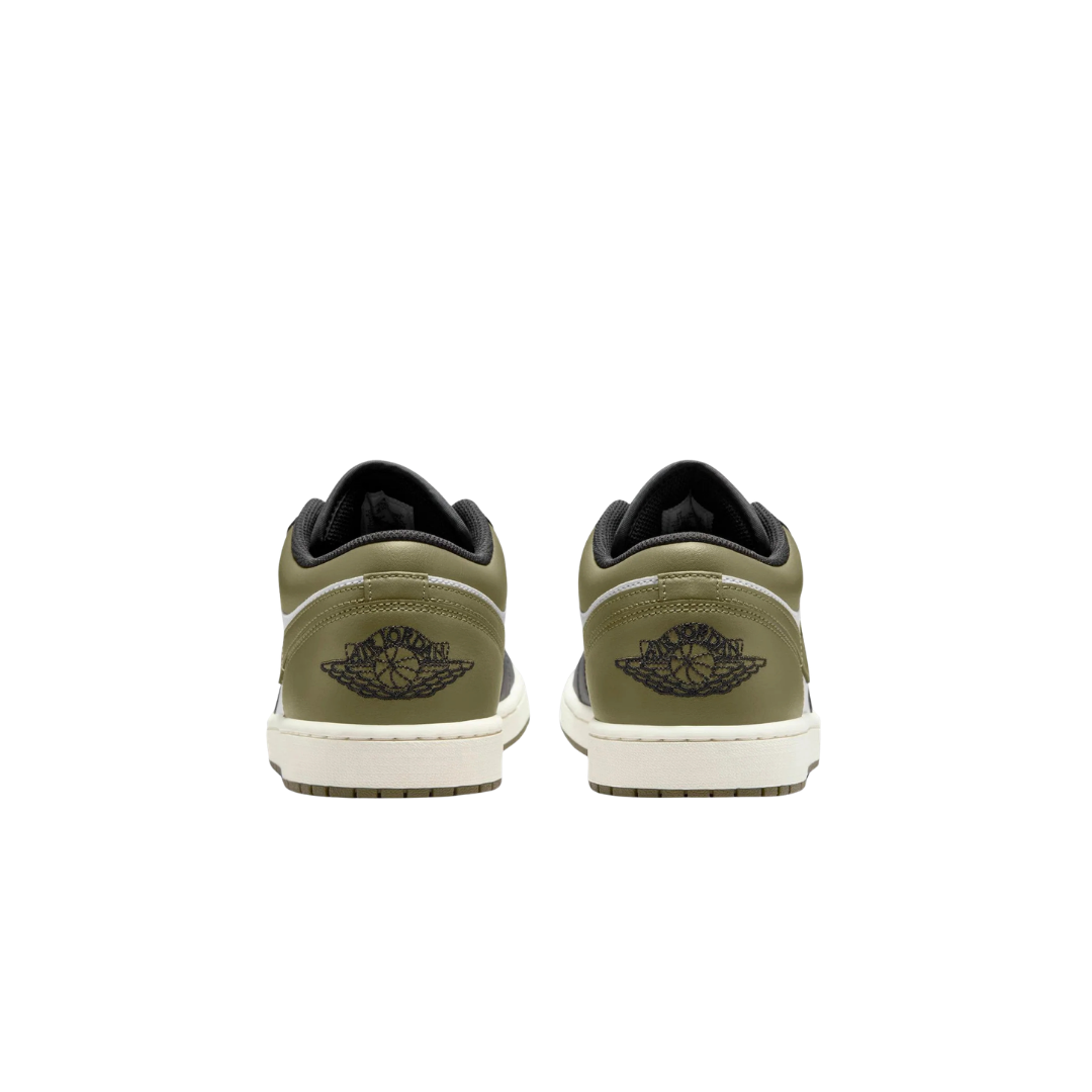 Nike Air Jordan 1 Low 'Black Toe Medium Olive'