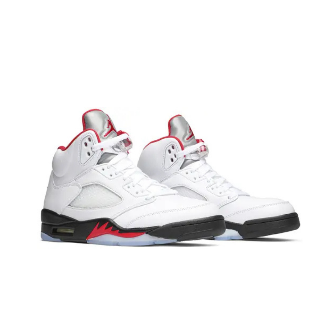 Air Jordan 5 Retro White Fire Red 2020
