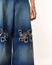 Volfsbane Dirty Knee Denim Jeans