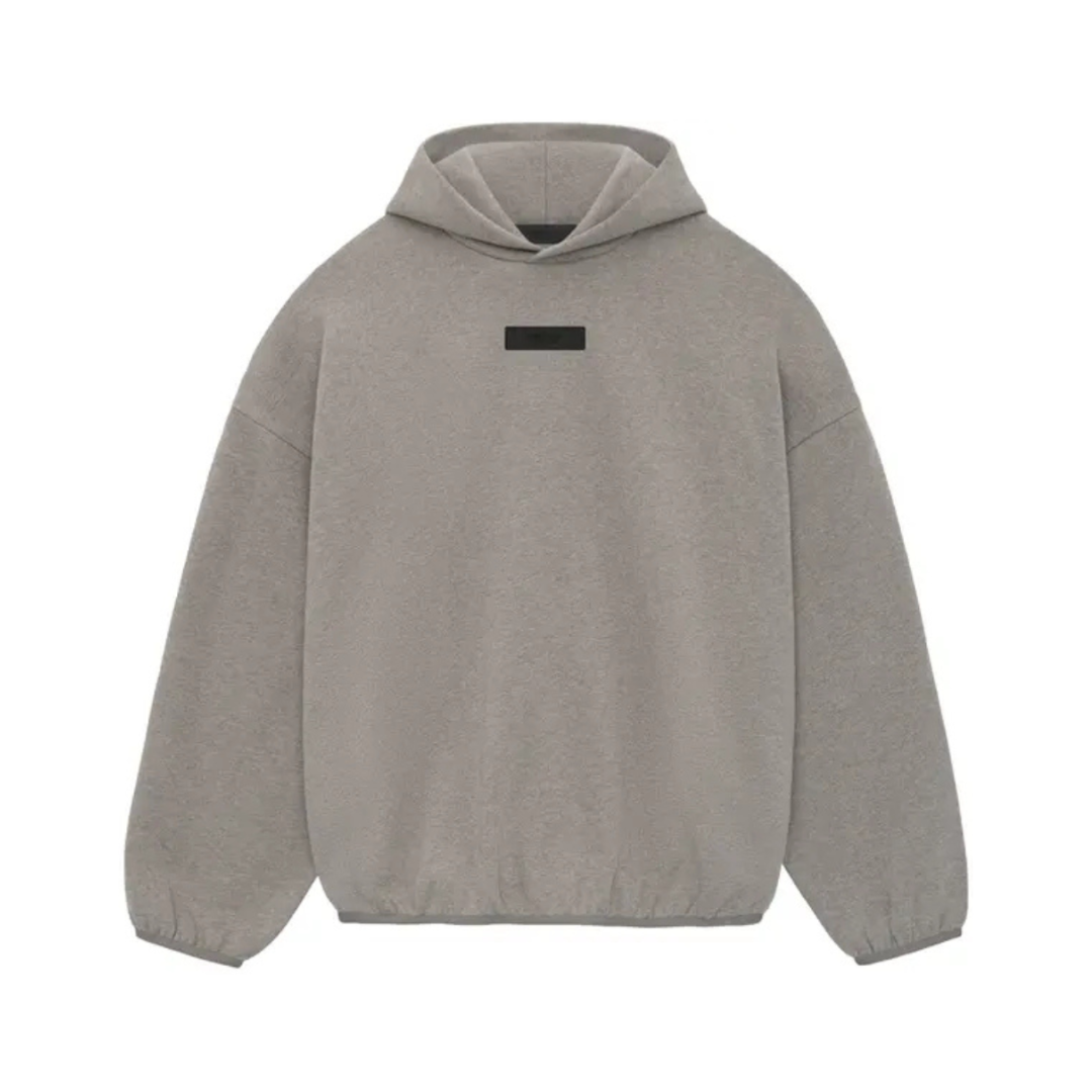 Fear of God Essentials Hoodie SS24 Heather Grey