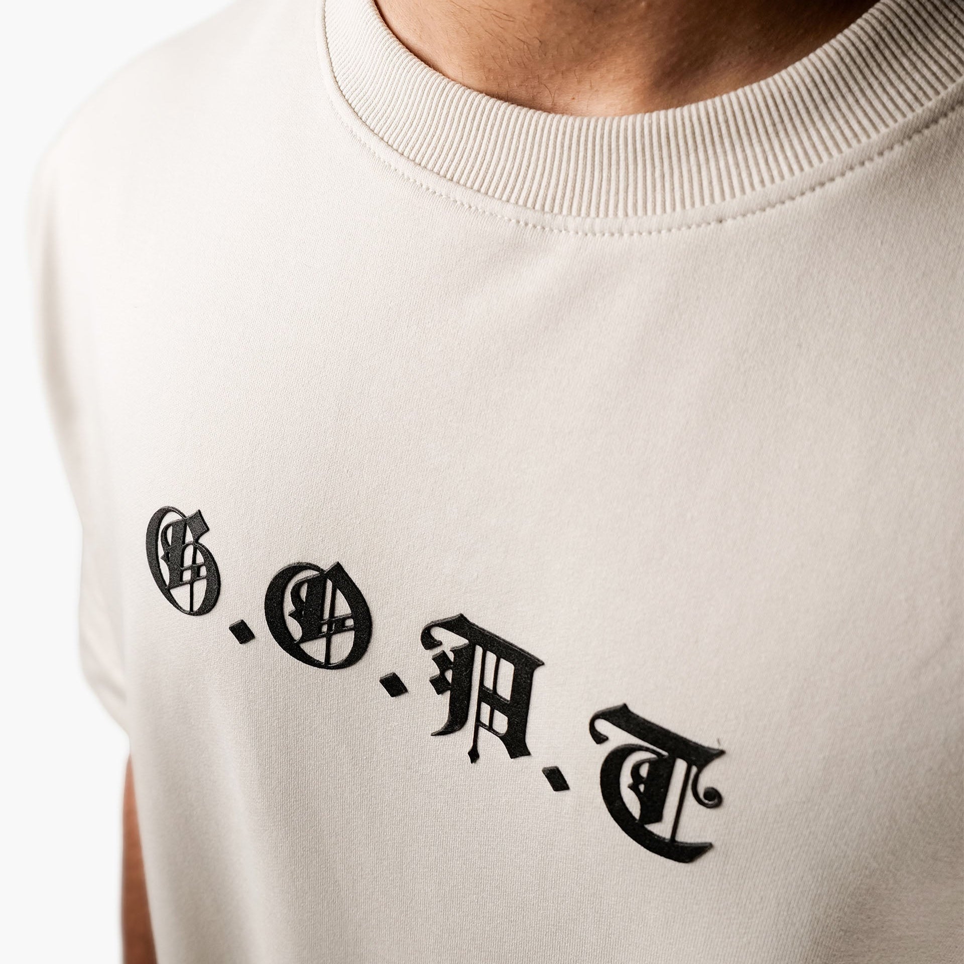 Khaaki Oversized T Shirt - G.O.A.T.