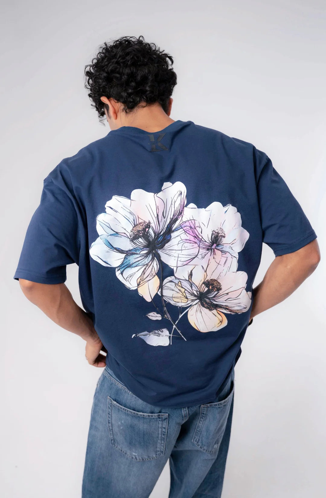 Klaimn Oversized Deep Navy T-Shirt - L'ombre