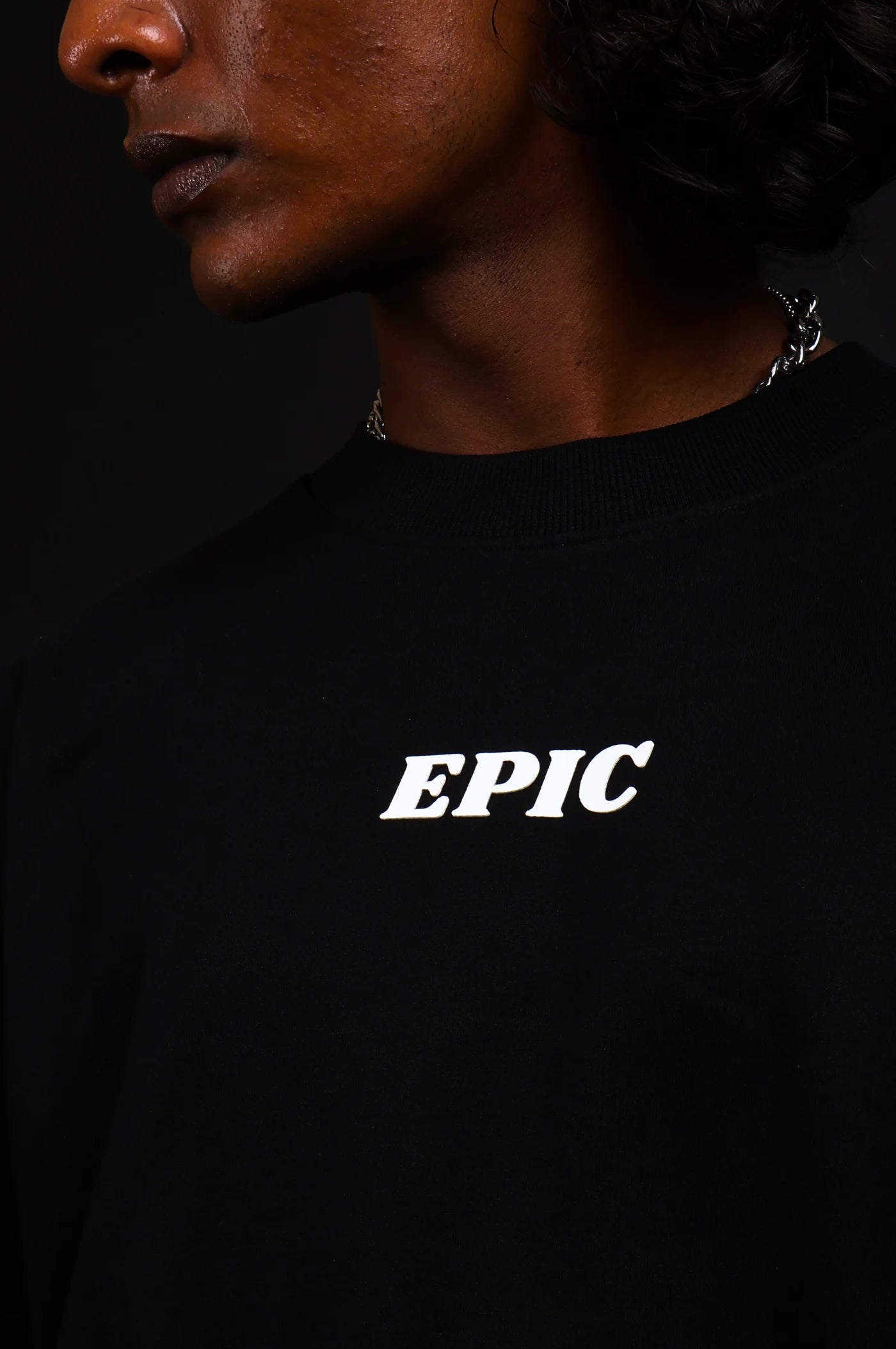 EPIC Oversize Black Full Sleeve T-shirt 'Elements'