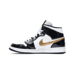 Air Jordan 1 Mid Patent SE 'Black Gold'