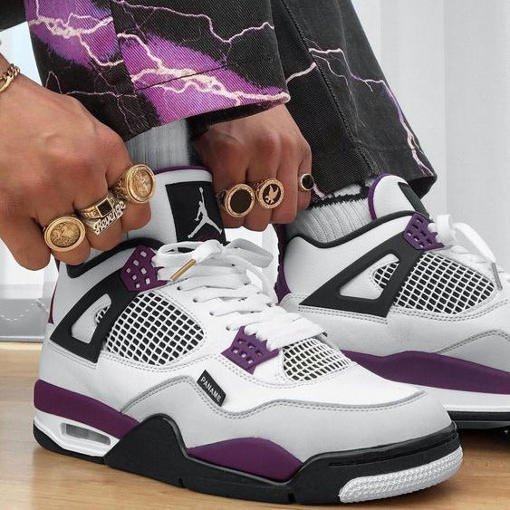 jordan 4s psg purple