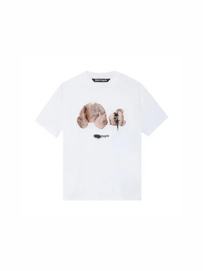 Palm Angels Spray Bear Classic Tee 'White'