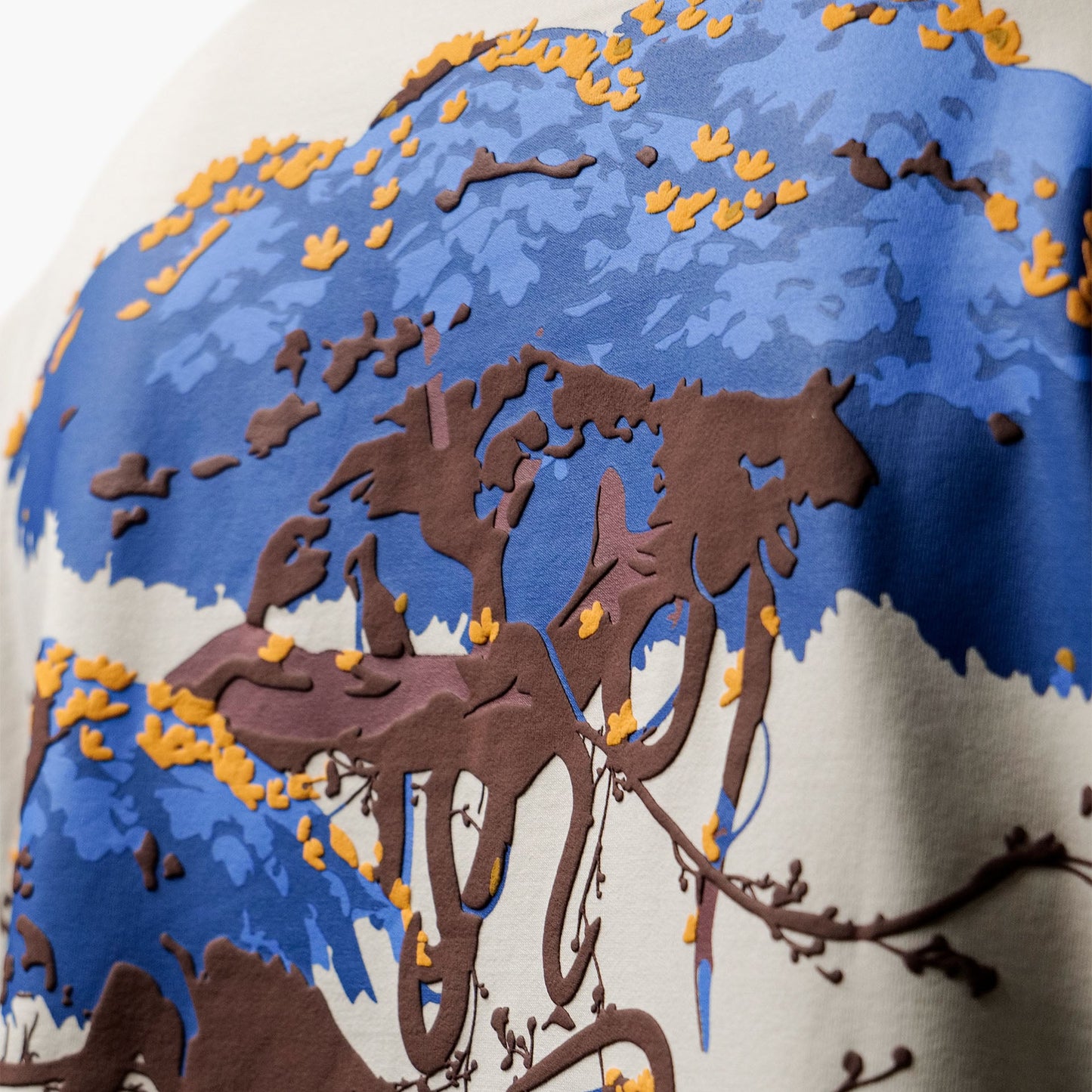 Khaaki Oversized T Shirt - Mystic Canopy