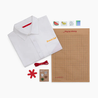Ludic Weekend Shirt Canary Melon White