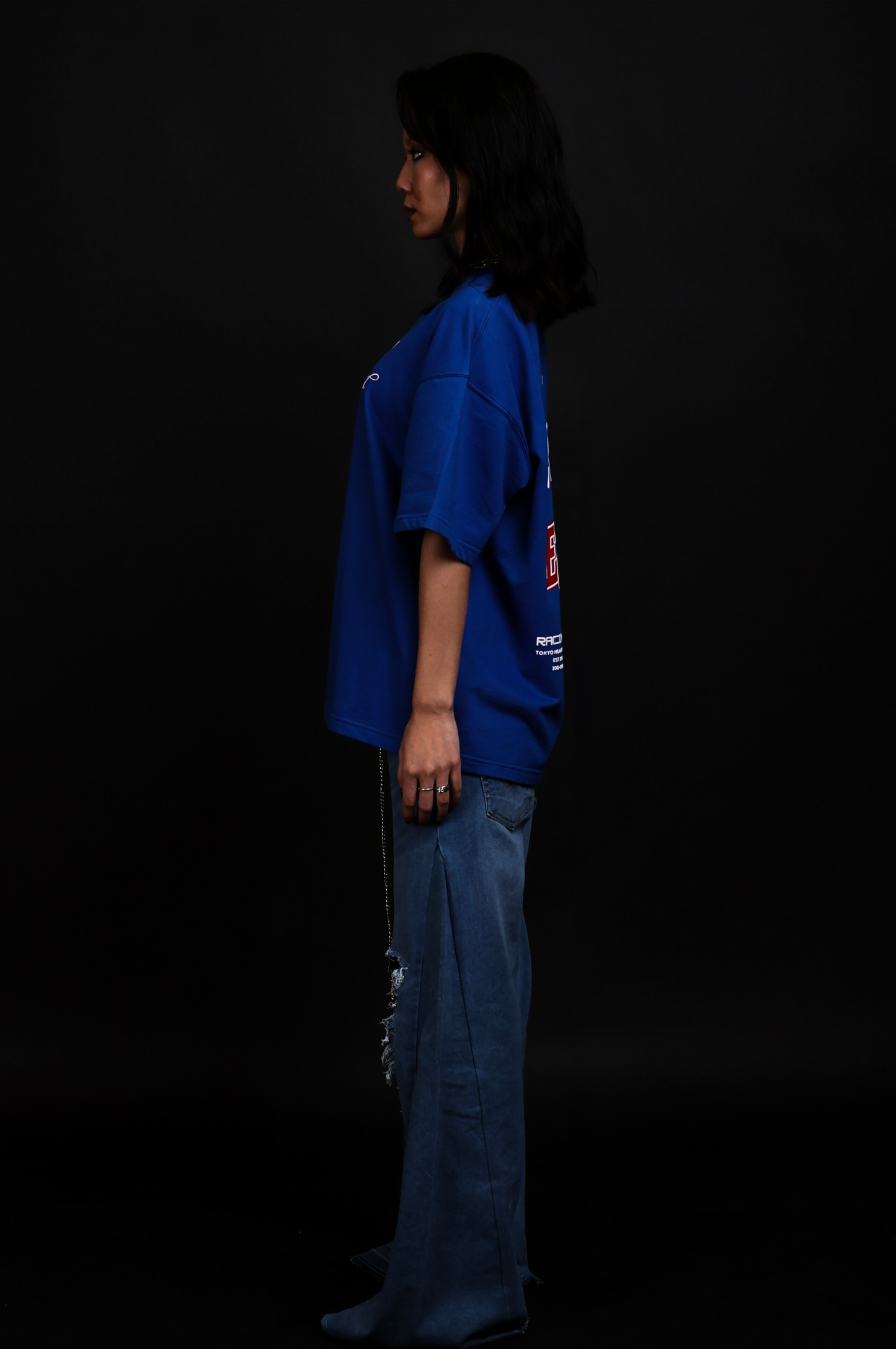 EPIC Oversize Blue T-shirt 'Speedway'