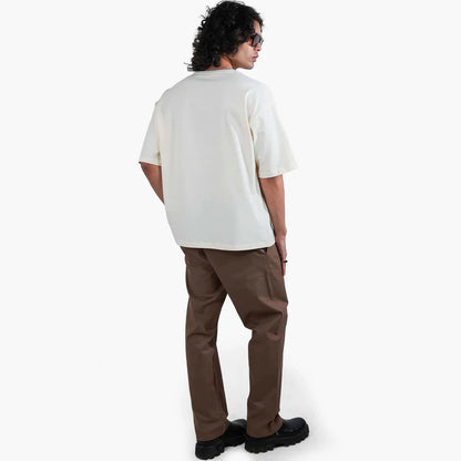 Khaaki Oversized T-shirt Off-White - The Wild West