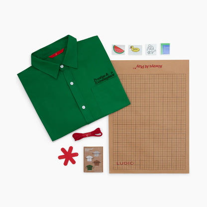 Ludic Weekend Shirt Watermelon Green