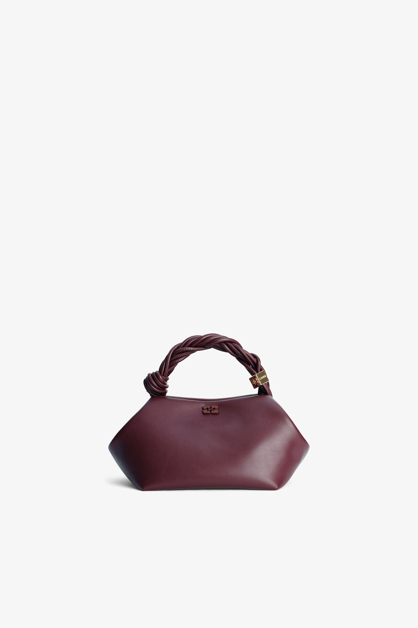 GANNI Burgundy Small Bou Bag - Burgundy
