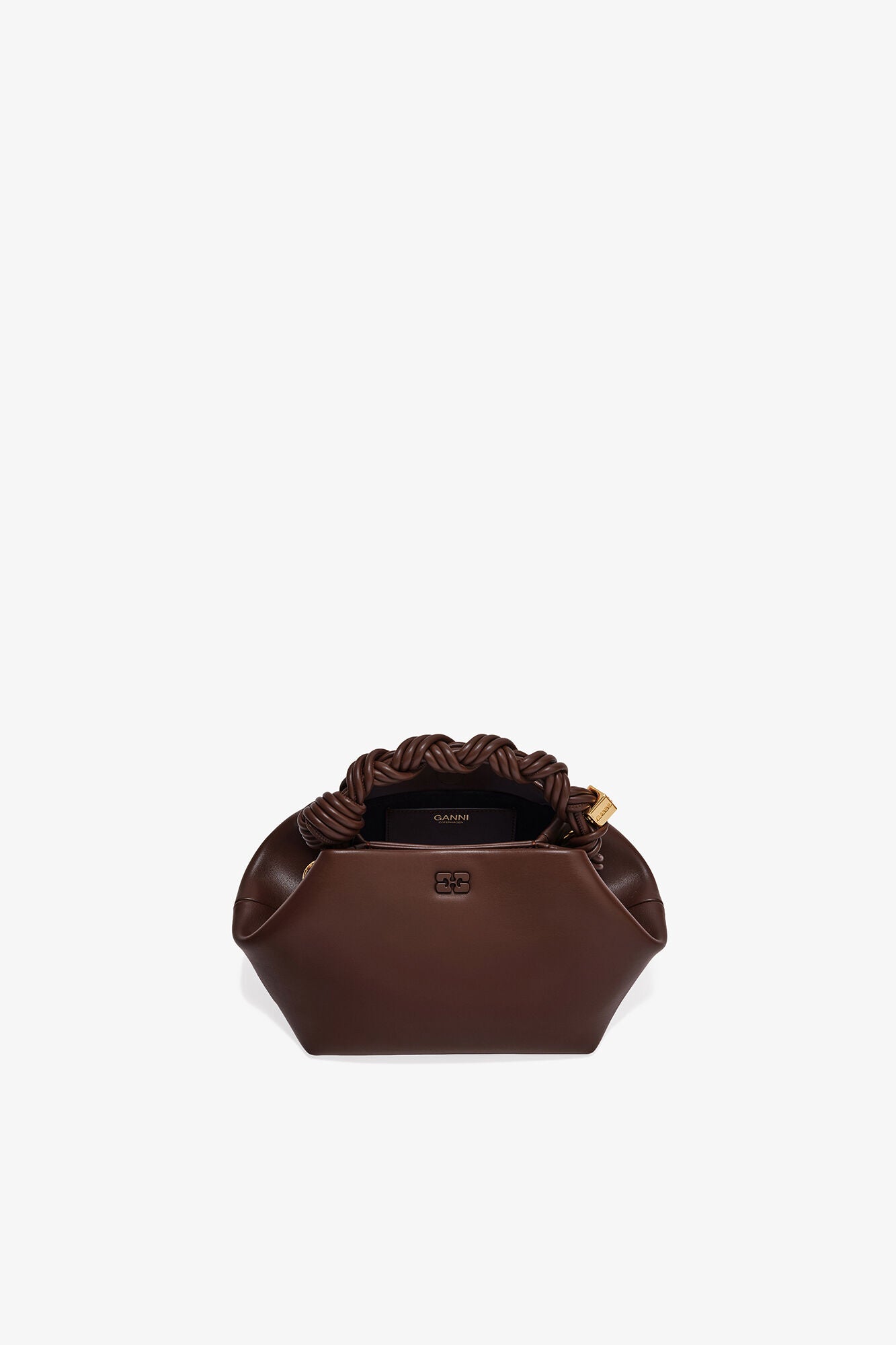 GANNI Brown Small Bou Bag - Chocolate Fondant