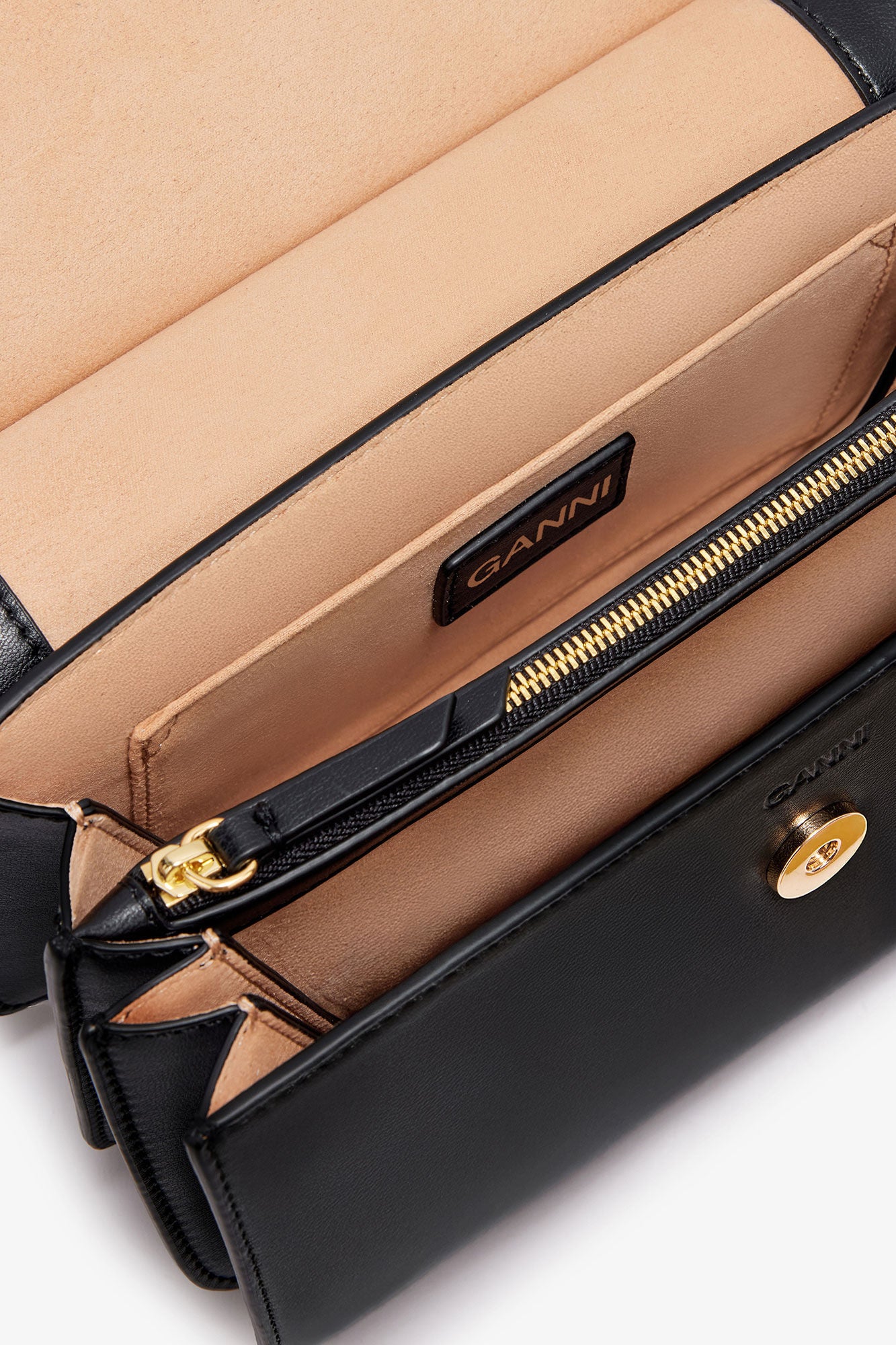 GANNI Black Small Apo-G Bag - Black