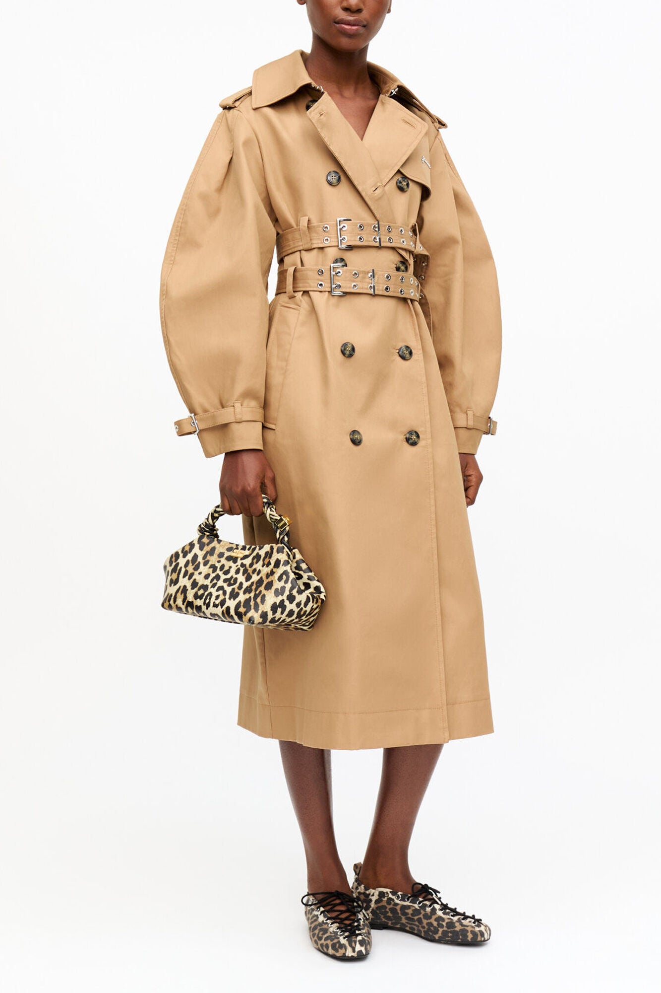 GANNI Leopard Small Bou Bag - Leopard