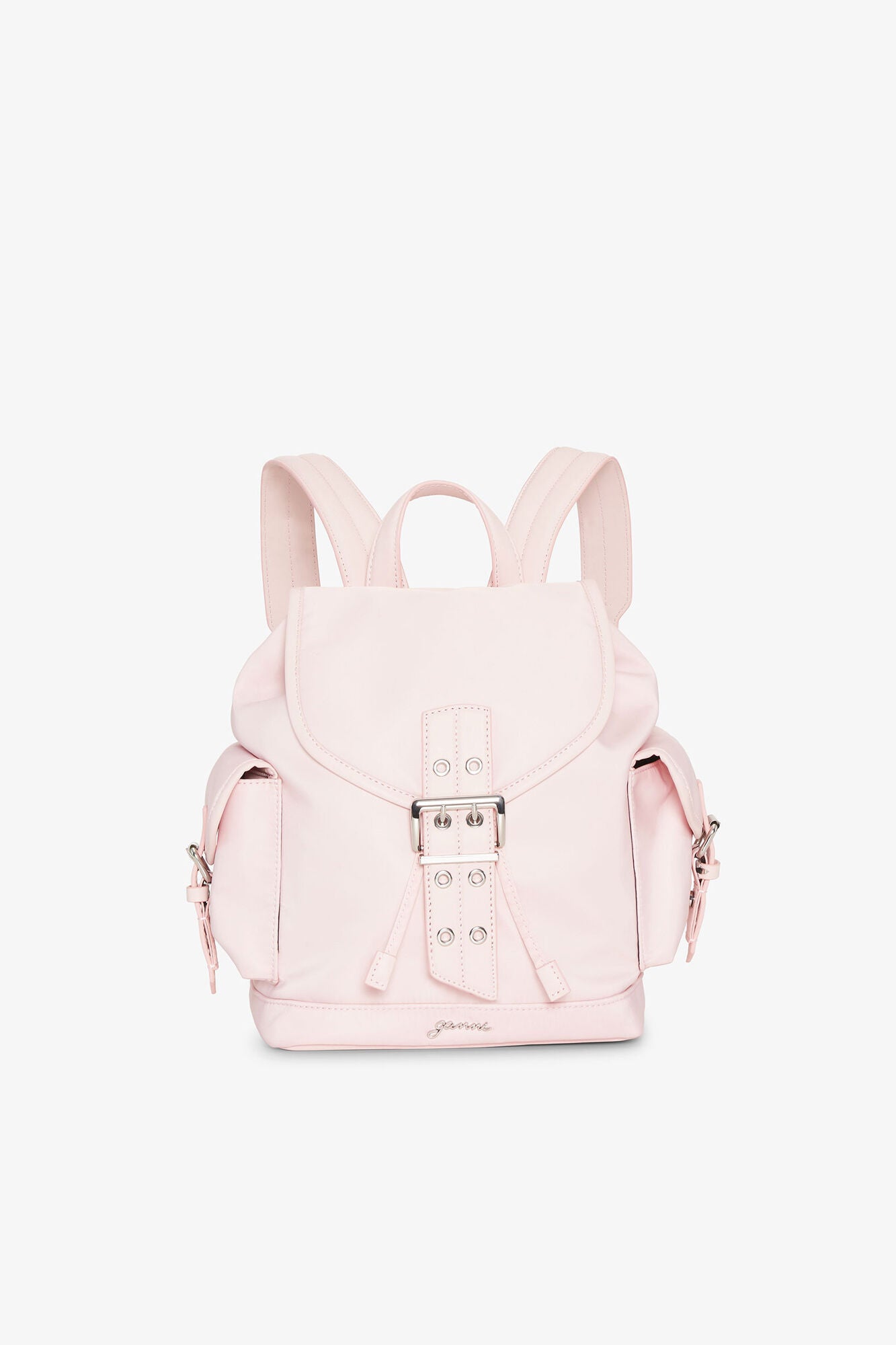 GANNI Pink Small Bucky Backpack - Chalk Pink