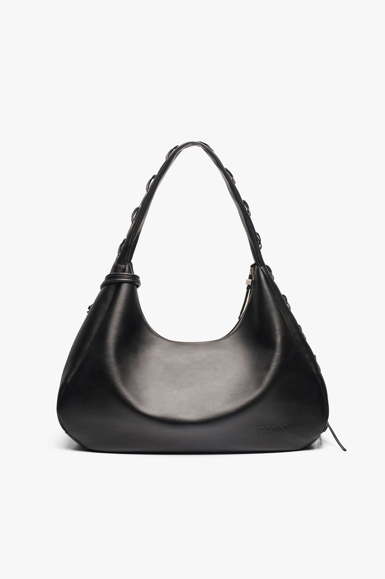 GANNI Black XXL Hobo Bag - Black
