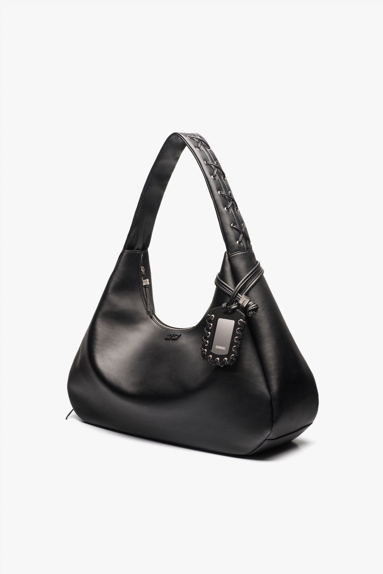 GANNI Black XXL Hobo Bag - Black