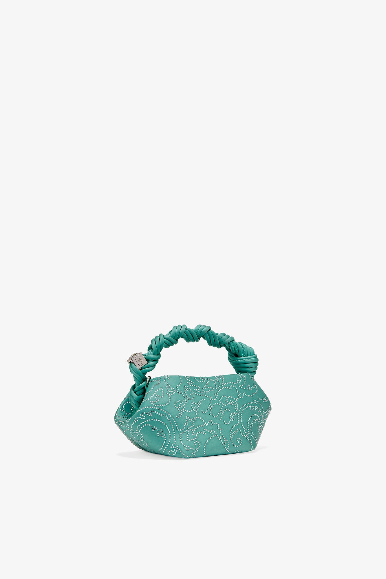 GANNI Green Rhinestone Mini Bou Bag - Brook Green