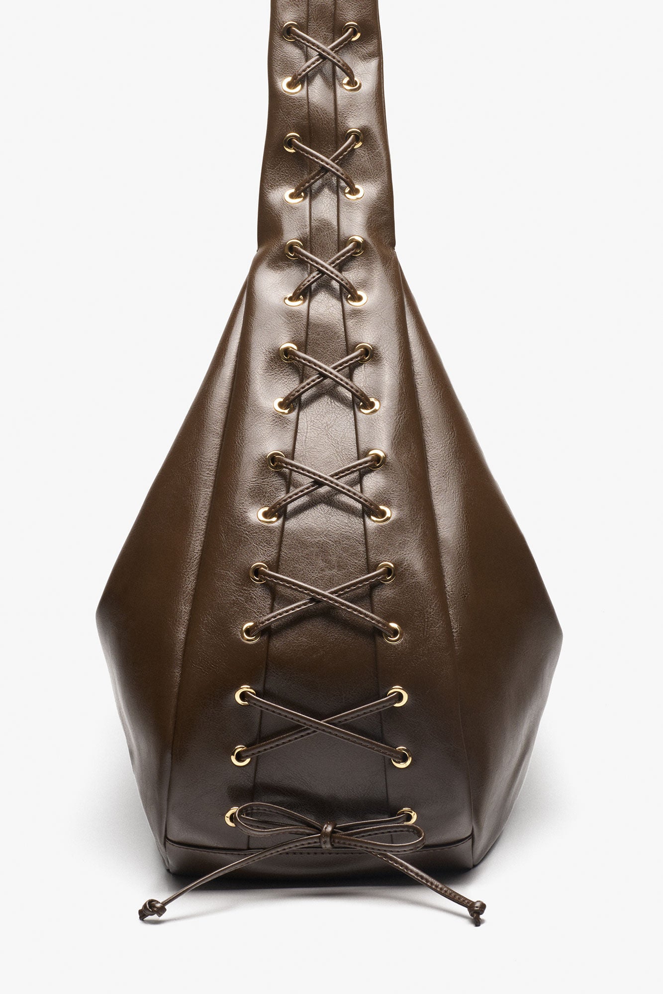 GANNI Dark-Olive Oleatex XXL Hobo Bag - Dark Olive