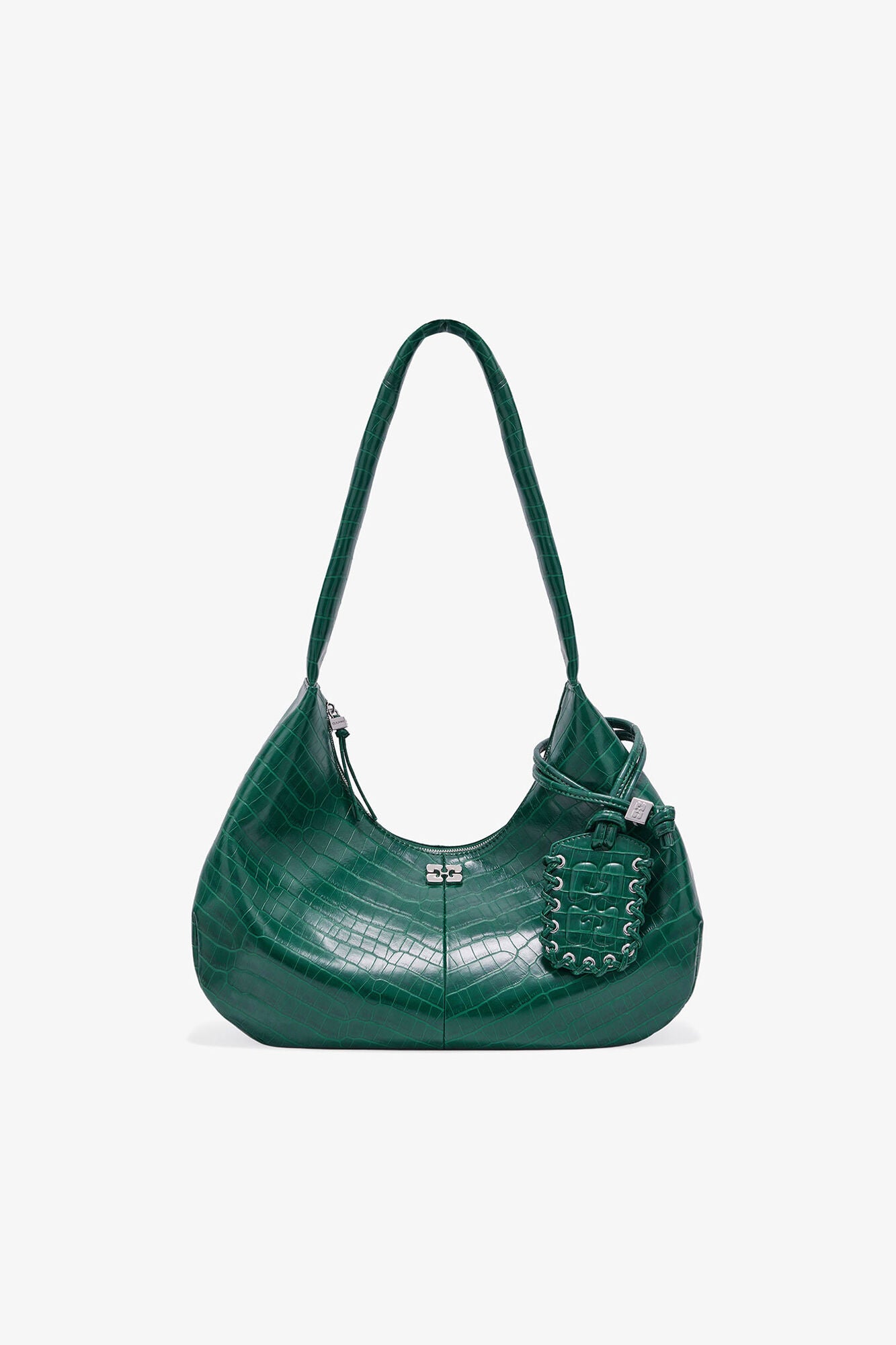GANNI Medium Hobo Bag - Pineneedle