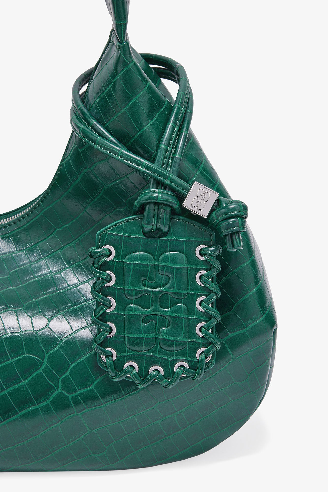 GANNI Medium Hobo Bag - Pineneedle