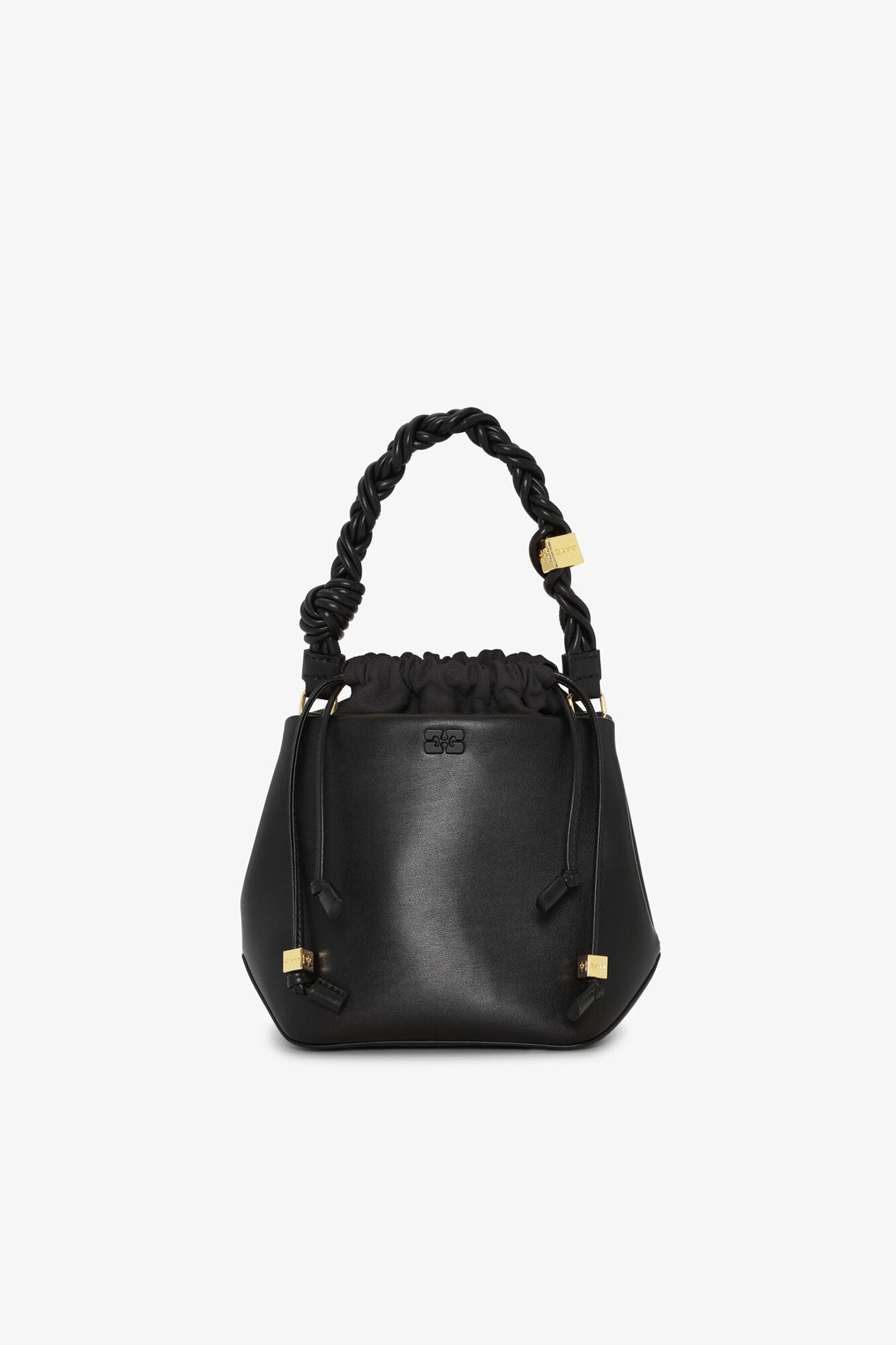 GANNI Black Bou Bucket Bag - Black