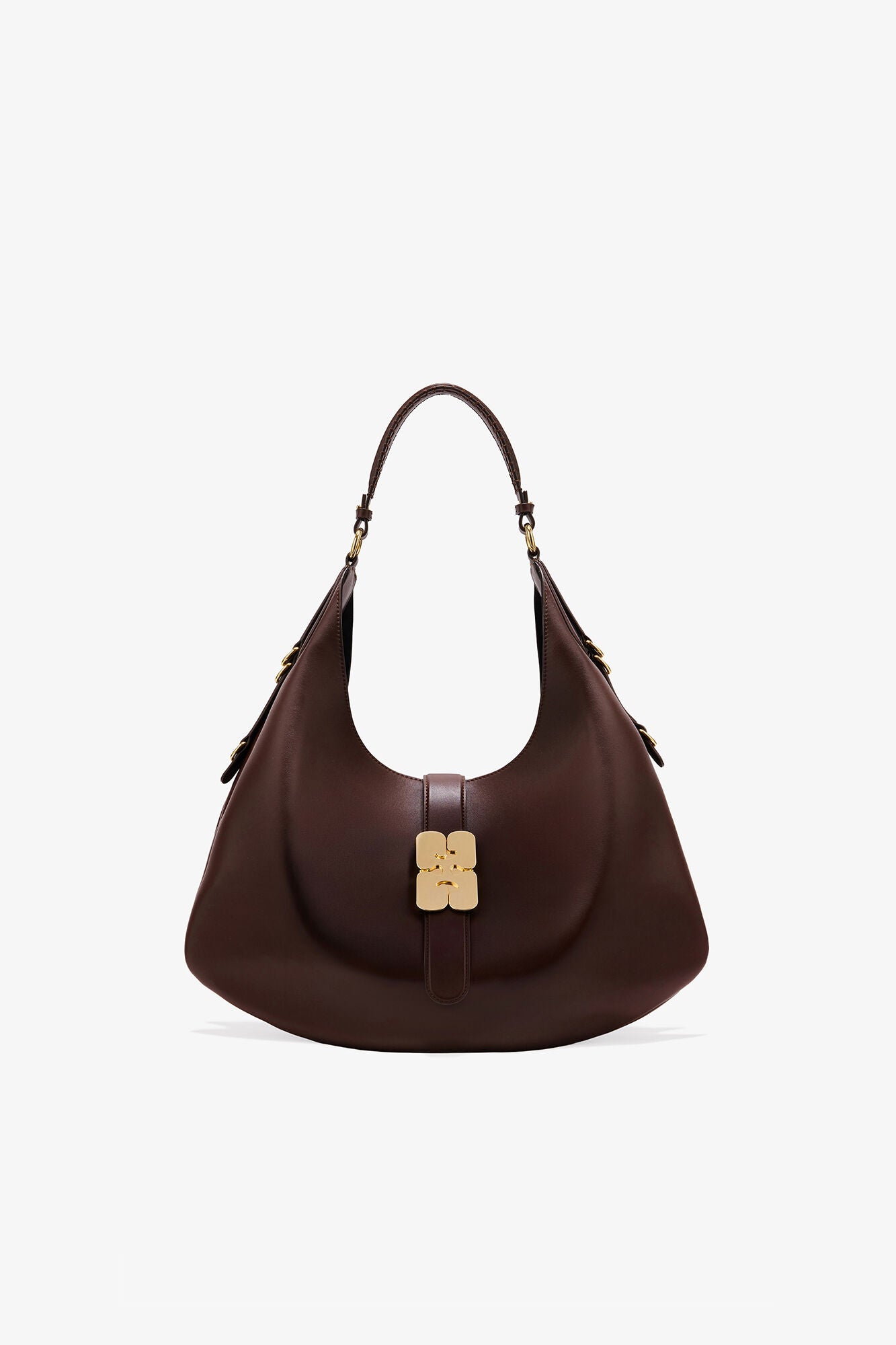 GANNI Large Kat Bag - Chicory Coffee