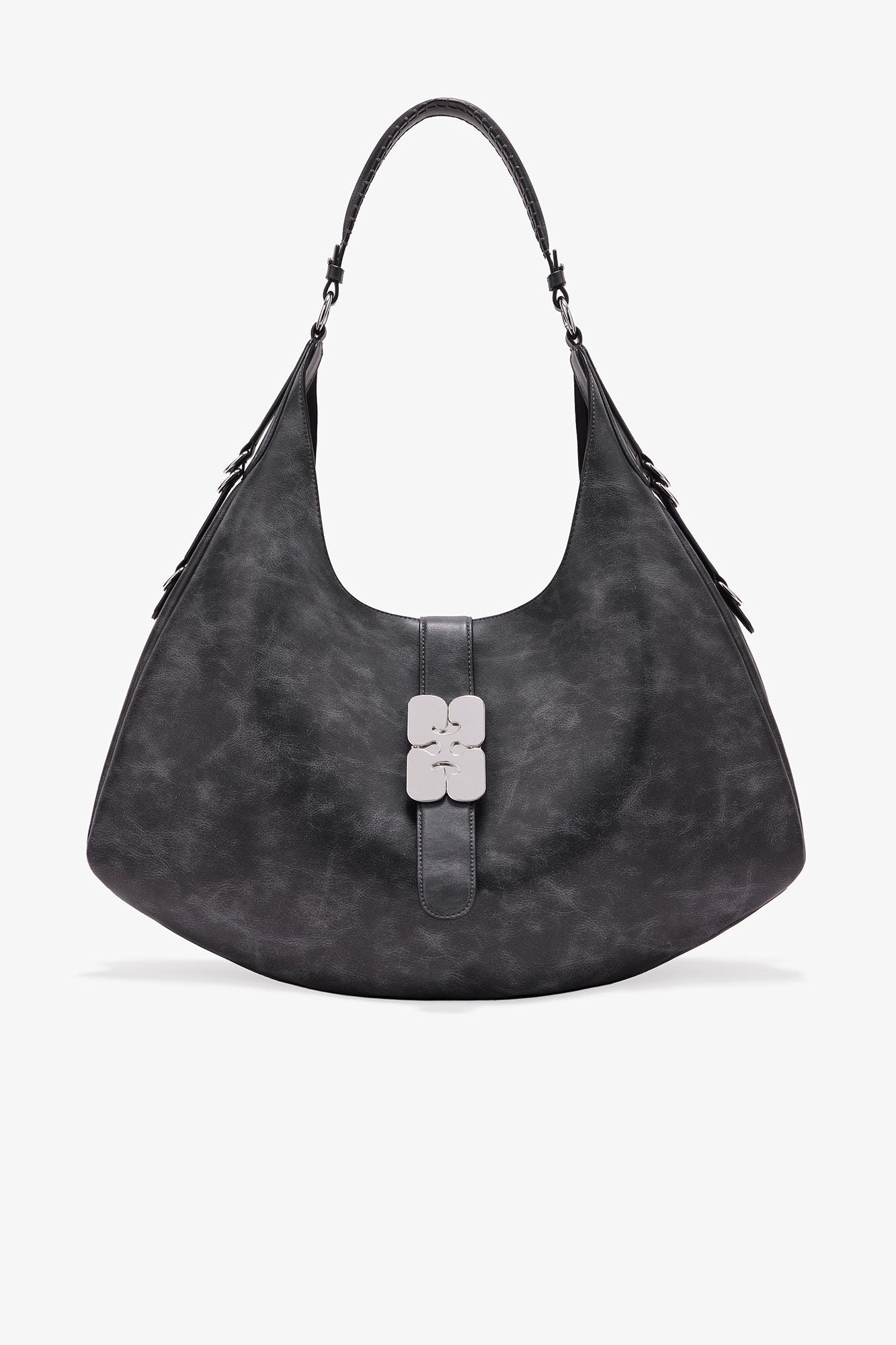 GANNI Large Kat Bag - Ebony