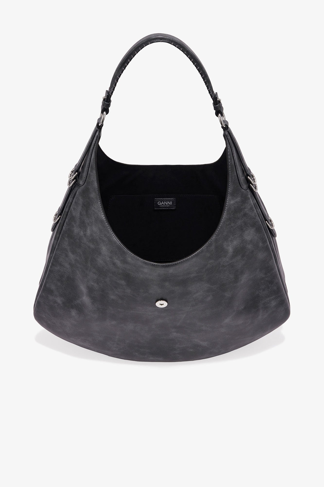 GANNI Large Kat Bag - Ebony