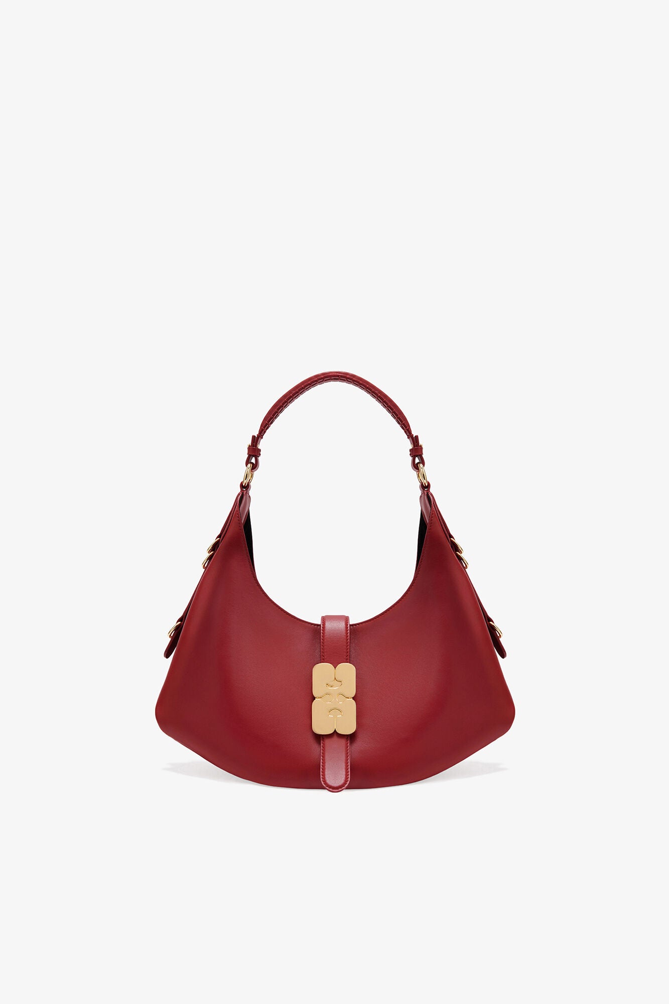 GANNI Small Kat Bag - Red Dahlia