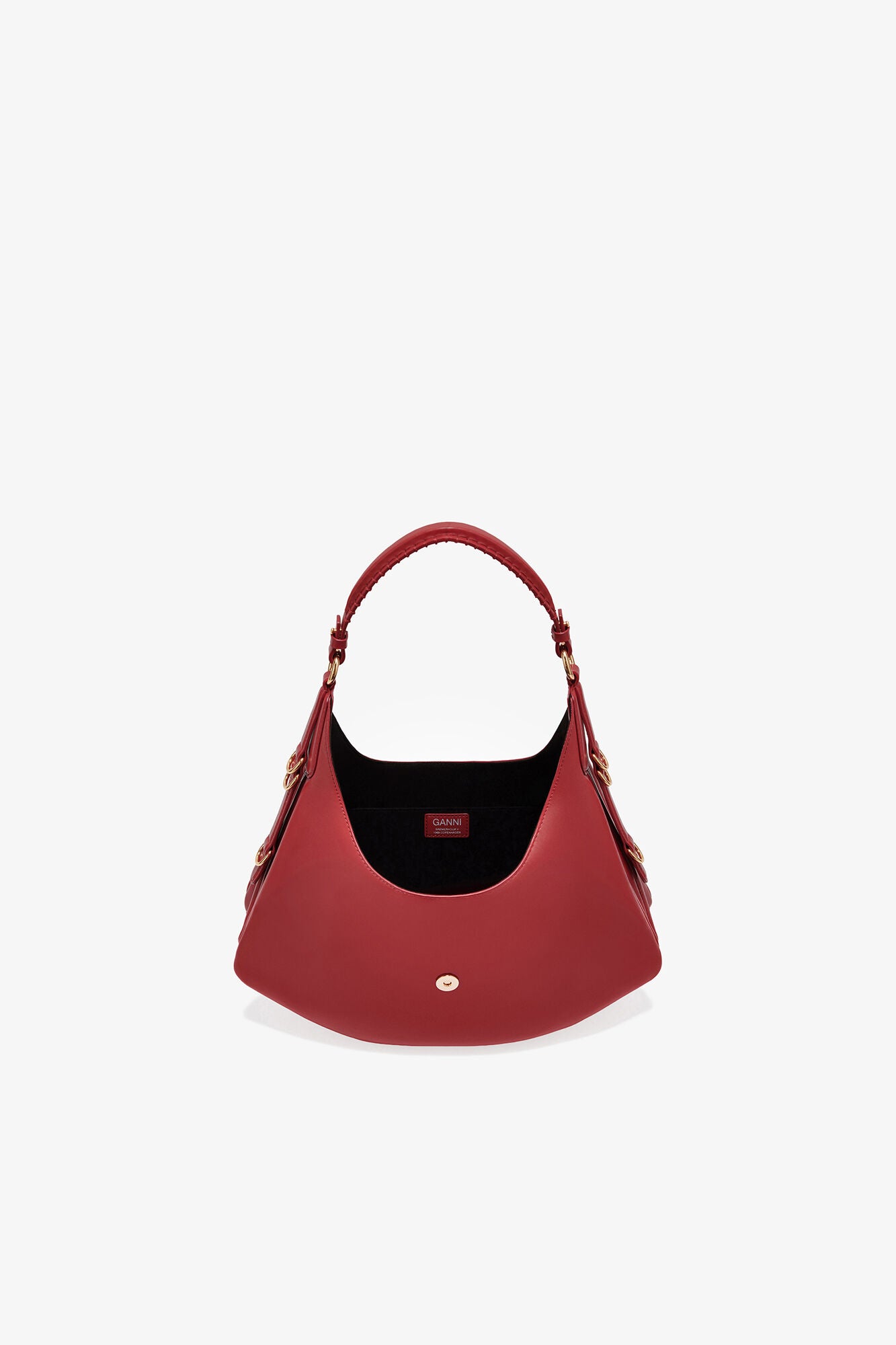 GANNI Small Kat Bag - Red Dahlia
