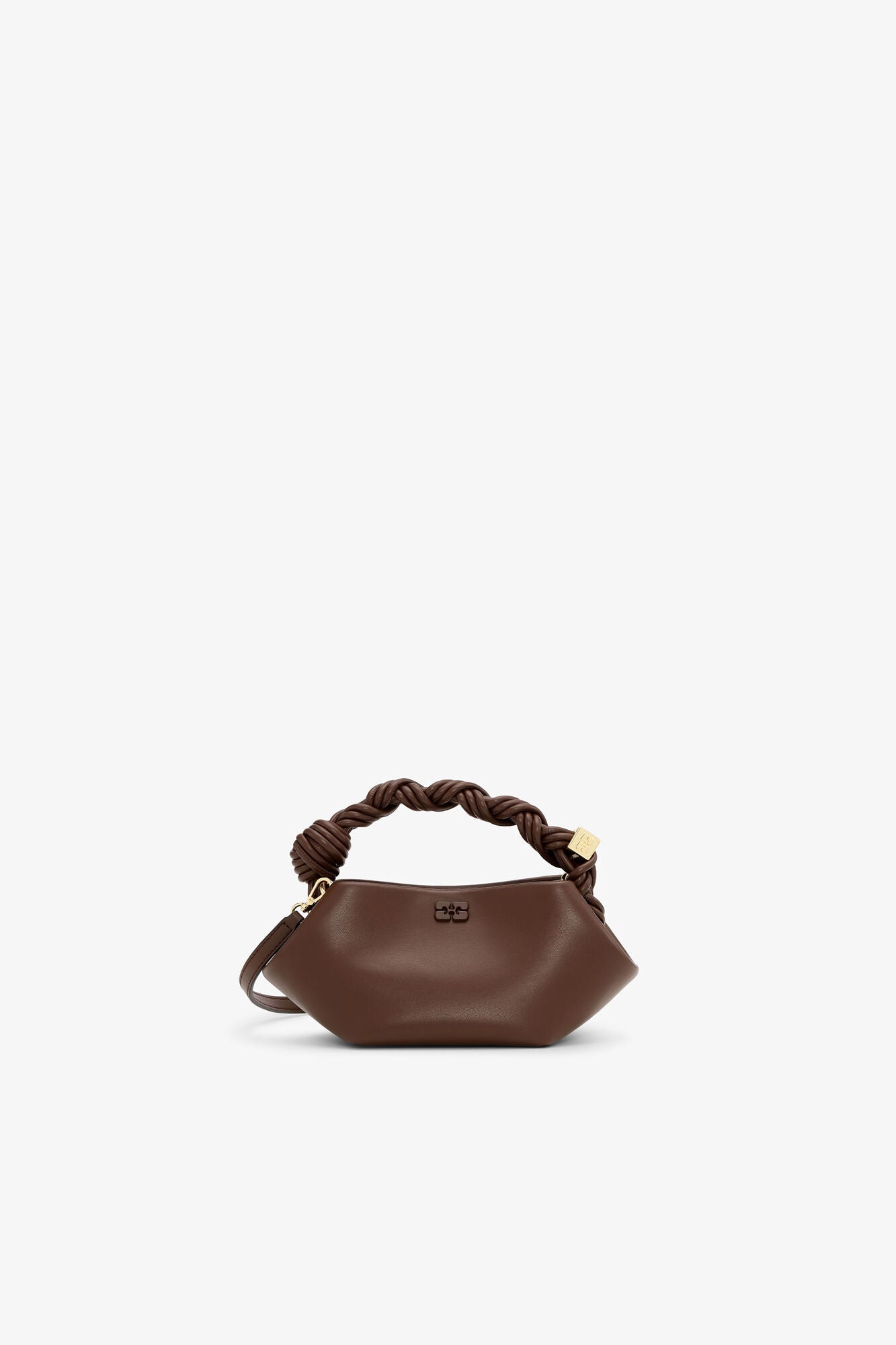 GANNI Brown Mini Bou Bag - Chocolate Fondant