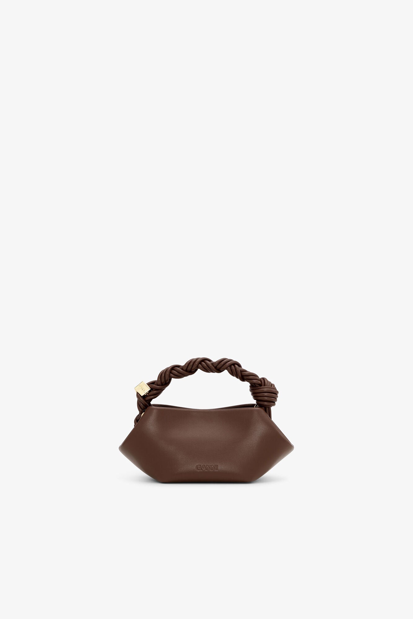 GANNI Brown Mini Bou Bag - Chocolate Fondant